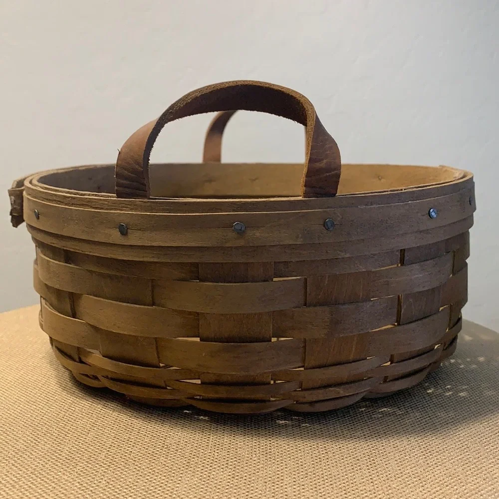 Vintage 1985 Longaberger darning basket set